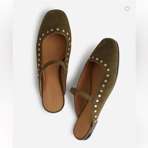 Madewell Greta Ballet Flat Mule NWT